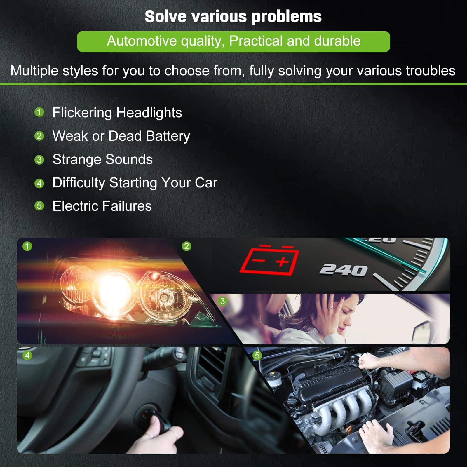 Alternador SCITOO Compatible con Volkswagen Beetle 2.5L - Imagen 9