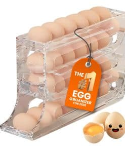Organizador de huevos de 4 niveles para nevera | Contenedor