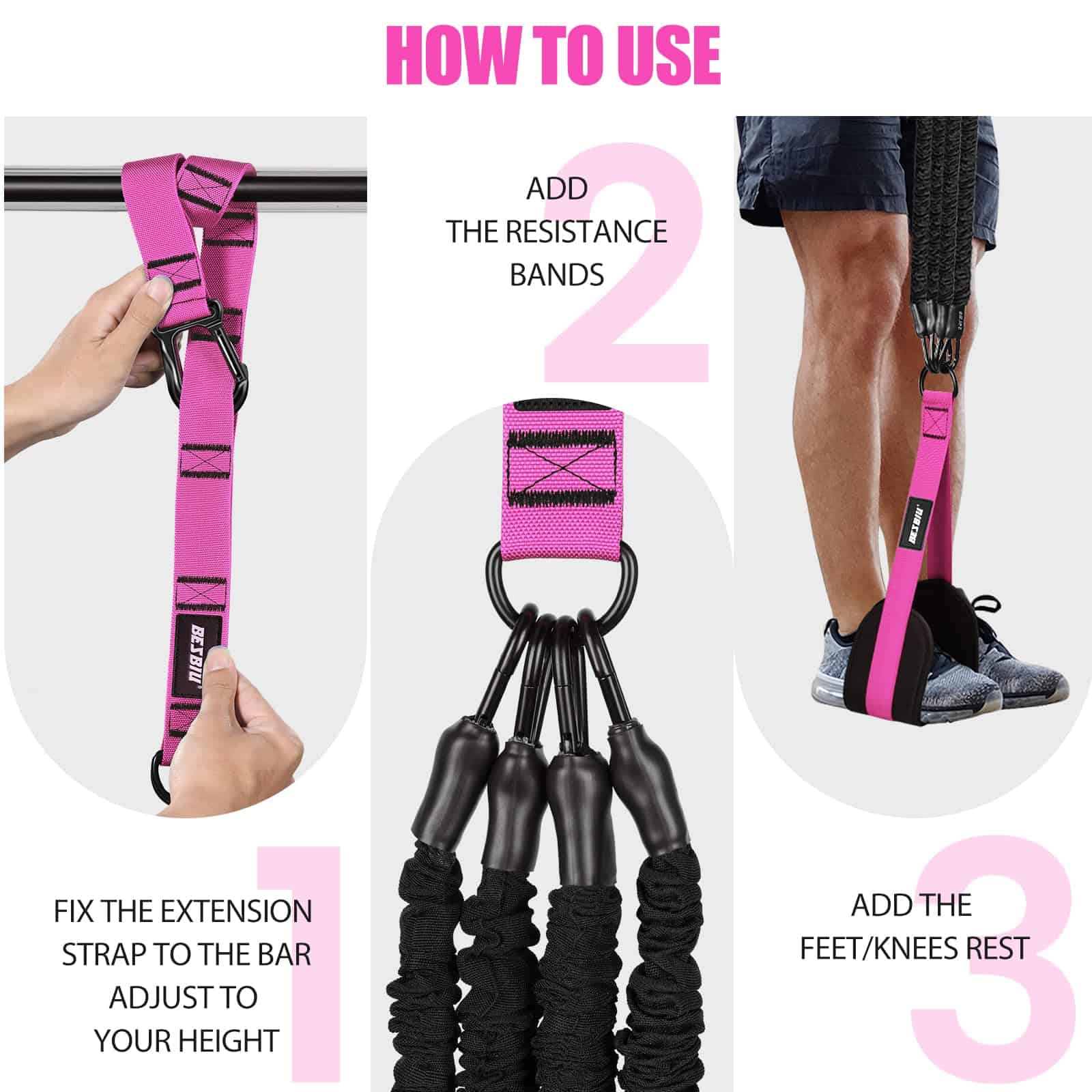 Bands de Asistencia para Pull Up 260lbs, Bands de - Imagen 4