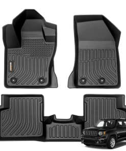 Tapetes de piso para automóvil todo clima -Negro