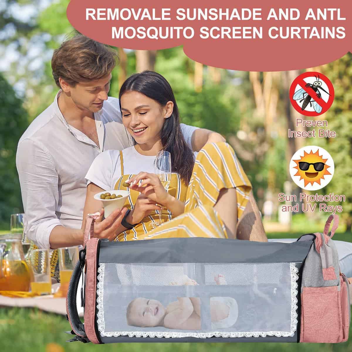 Mochila para Pañales Shengmeister, Bolsa de Pañales para - Imagen 6