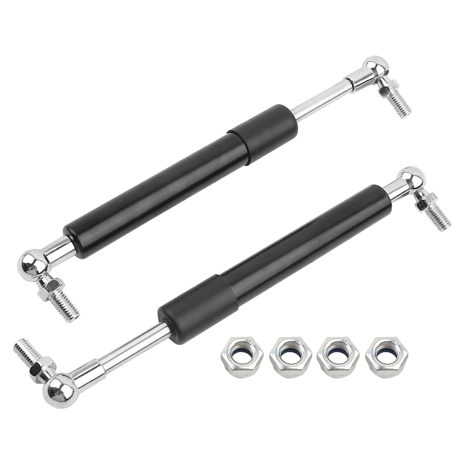 2PCS Lift Support Steering Gas Damper w/Locknuts Compatible
