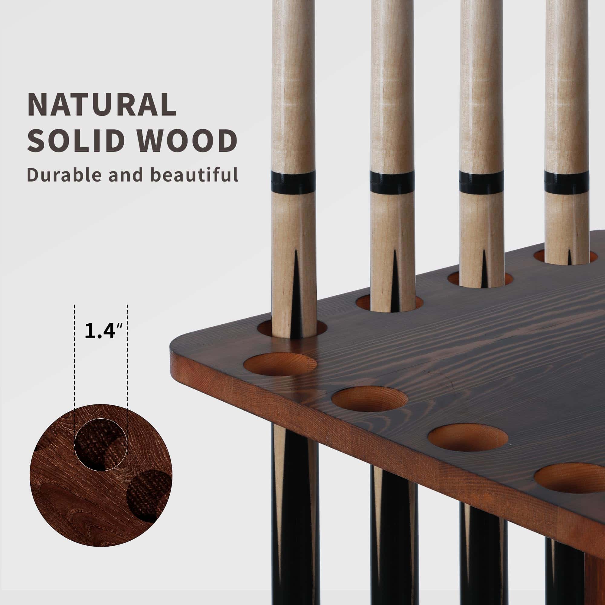 Porta Partes para Palos de Billar para Sala de Billar, - Imagen 5