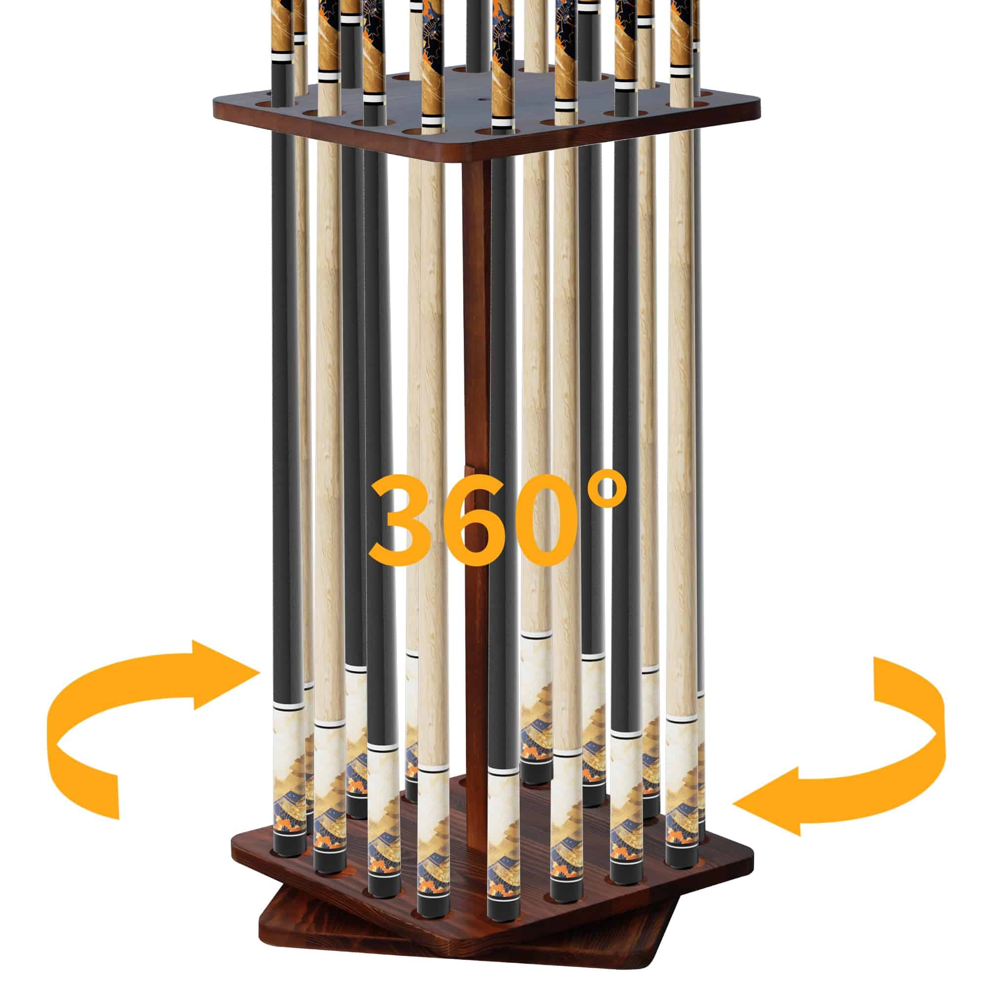 Porta Partes para Palos de Billar para Sala de Billar,