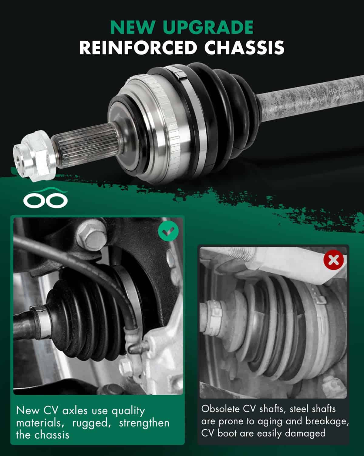 Eje de la unidad delantera izquierda SCITOO para Honda - Imagen 7