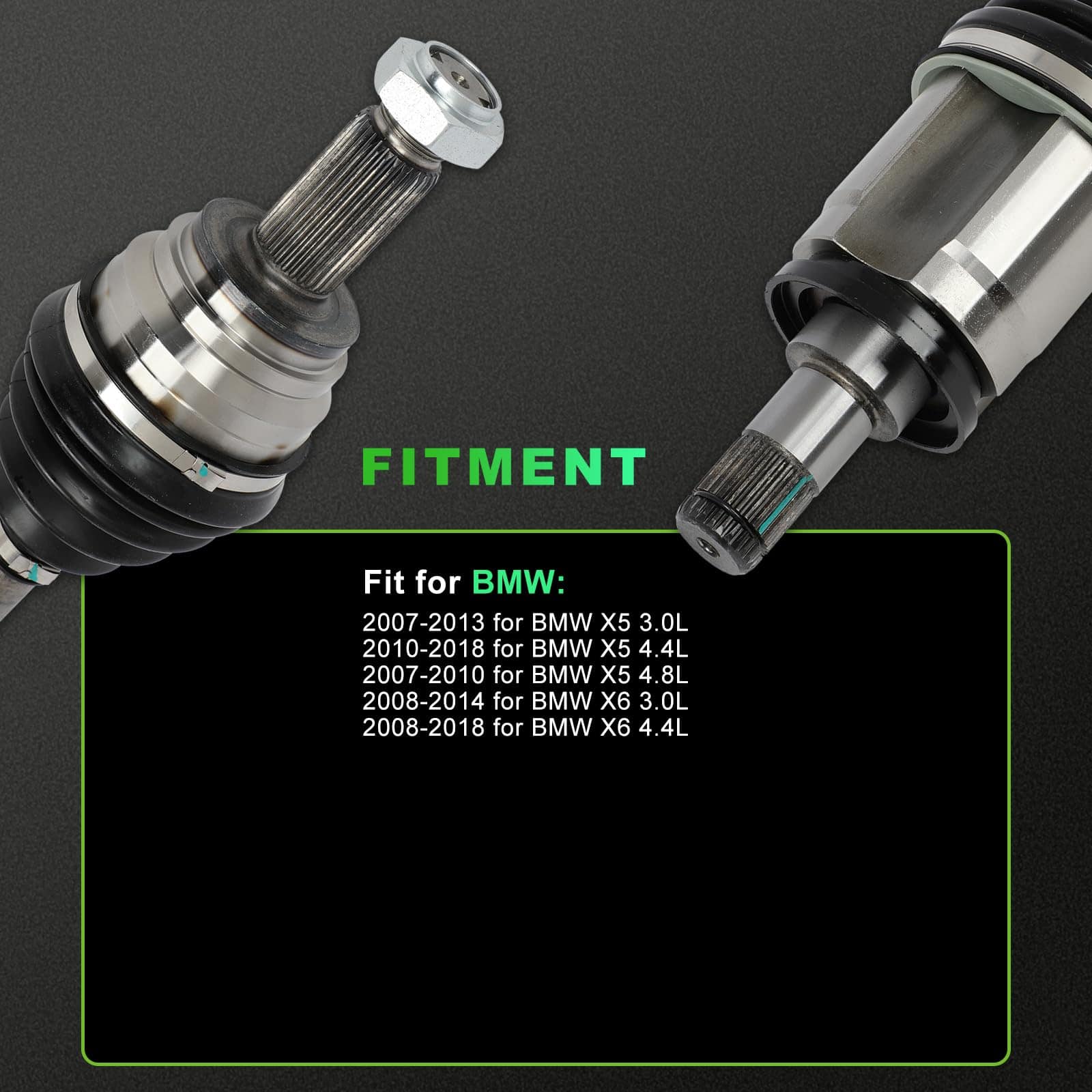 Ensamble de Eje de Transmisión Delantero Izquierdo SCITOO - Imagen 3