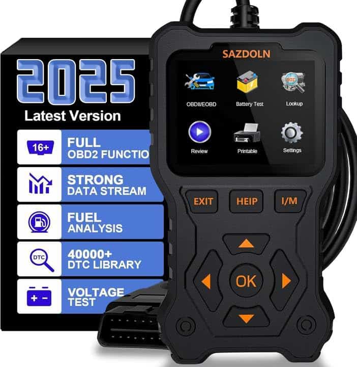 SAZDOLN S510 OBD2 Scanner - Herramienta Avanzada de