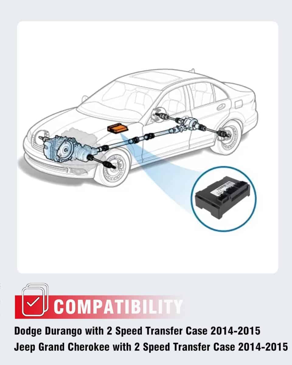 Módulo de Control de Caja de Transferencia 68395074AA para - Imagen 3