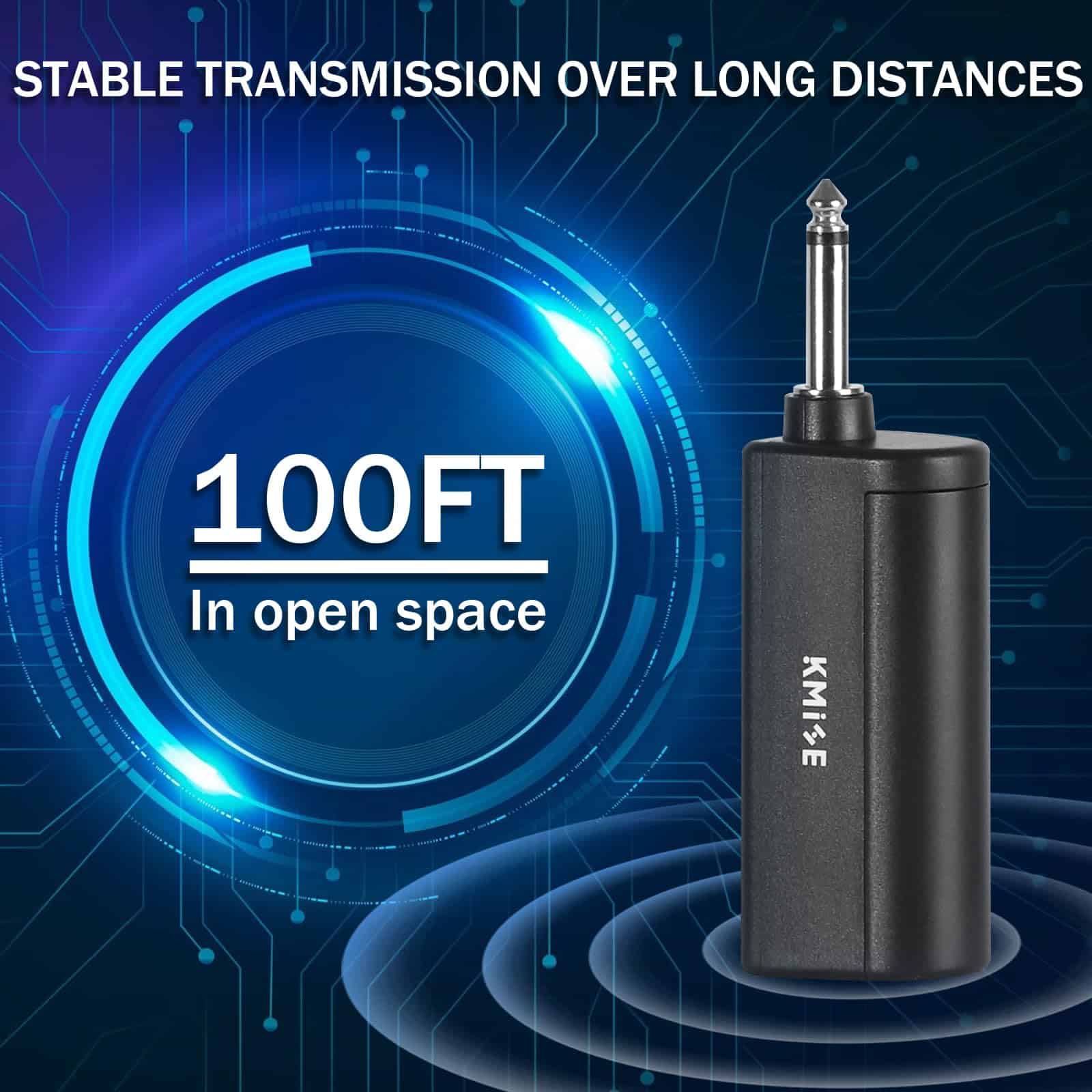 Sistema de Micrófono Inalámbrico Kmise, 2.4GHz Doble - Imagen 6
