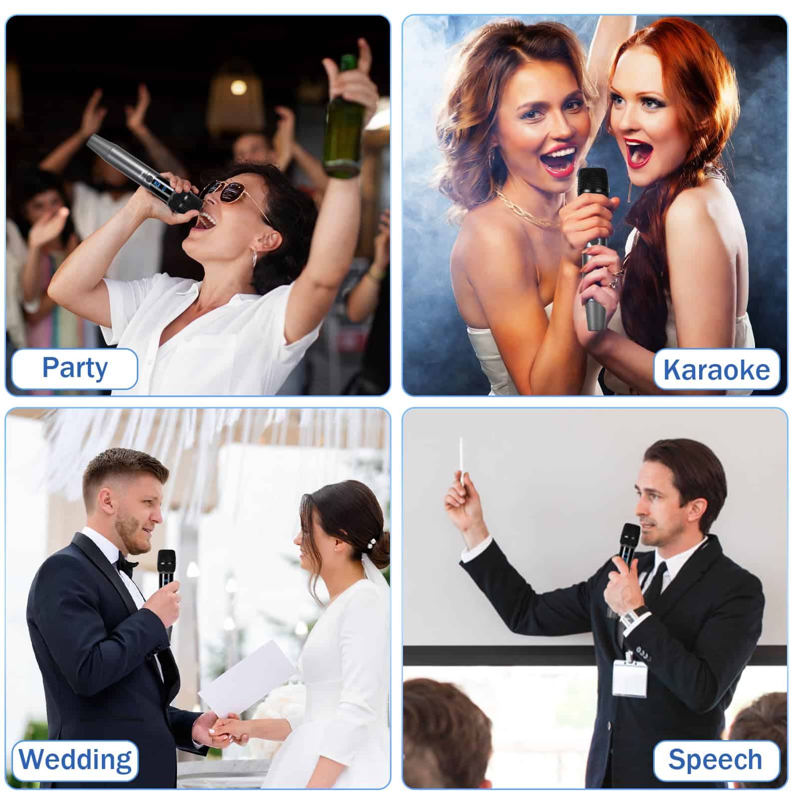 Sistema de Micrófono Inalámbrico Kmise, 2.4GHz Doble - Imagen 9