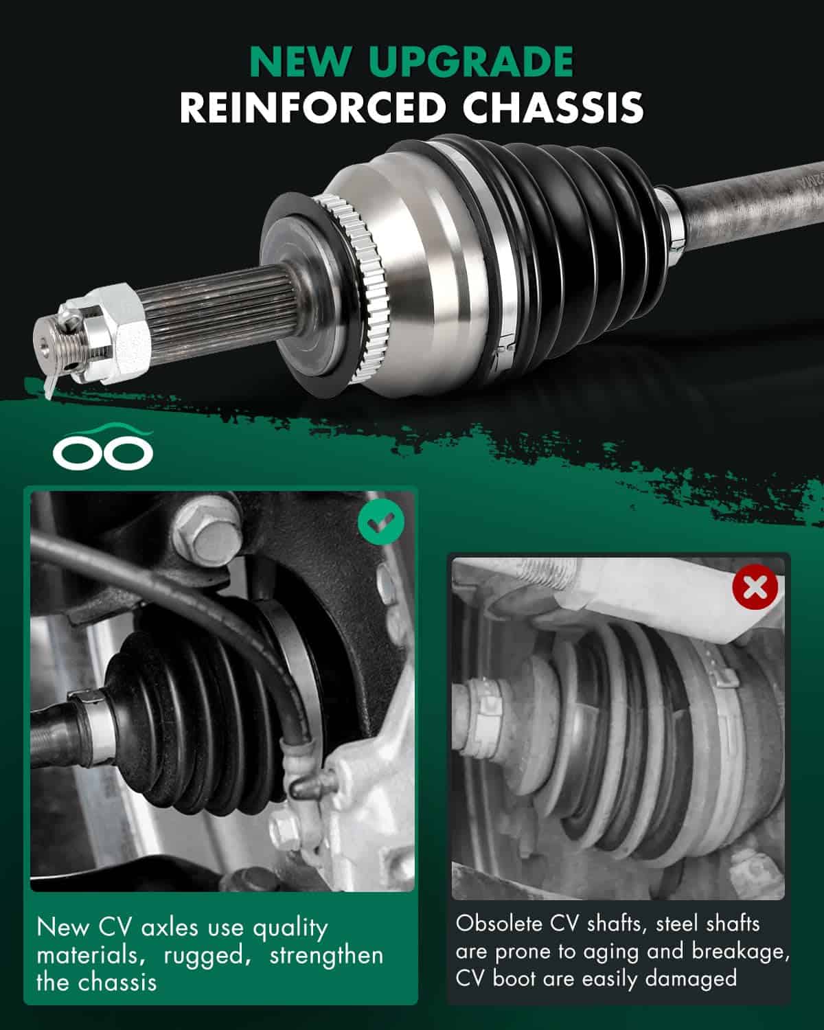 Eje de transmisión delantera izquierda para Hyundai Tiburon - Imagen 7