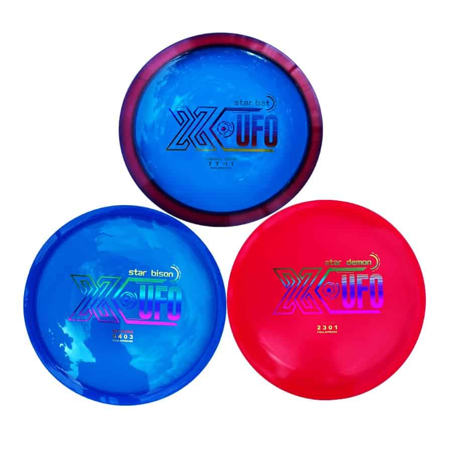 Set de Golf de Disco X-UFO - Set Profesional de 3 Piezas