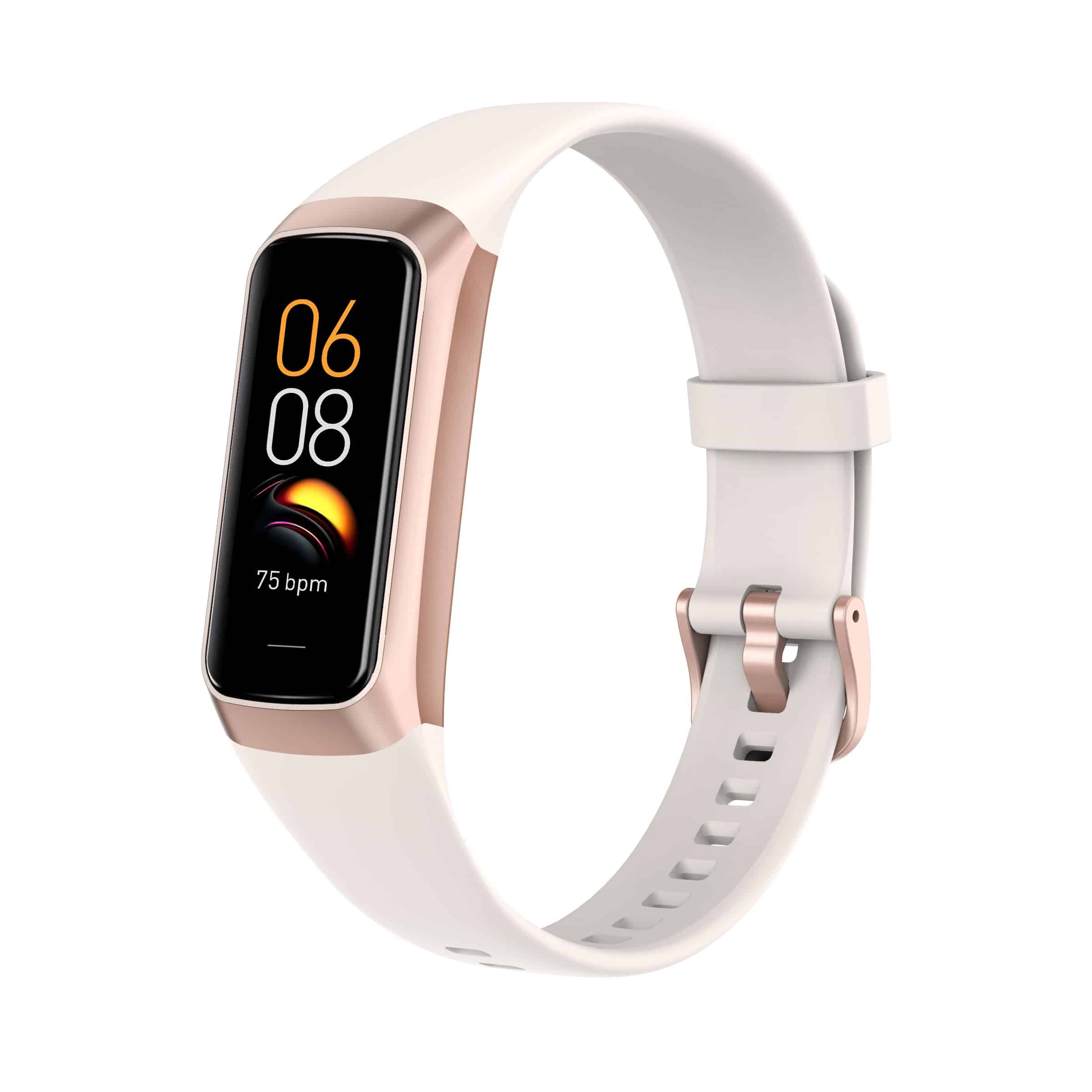 Rastreador de fitness con monitor de oxígeno -Blanco