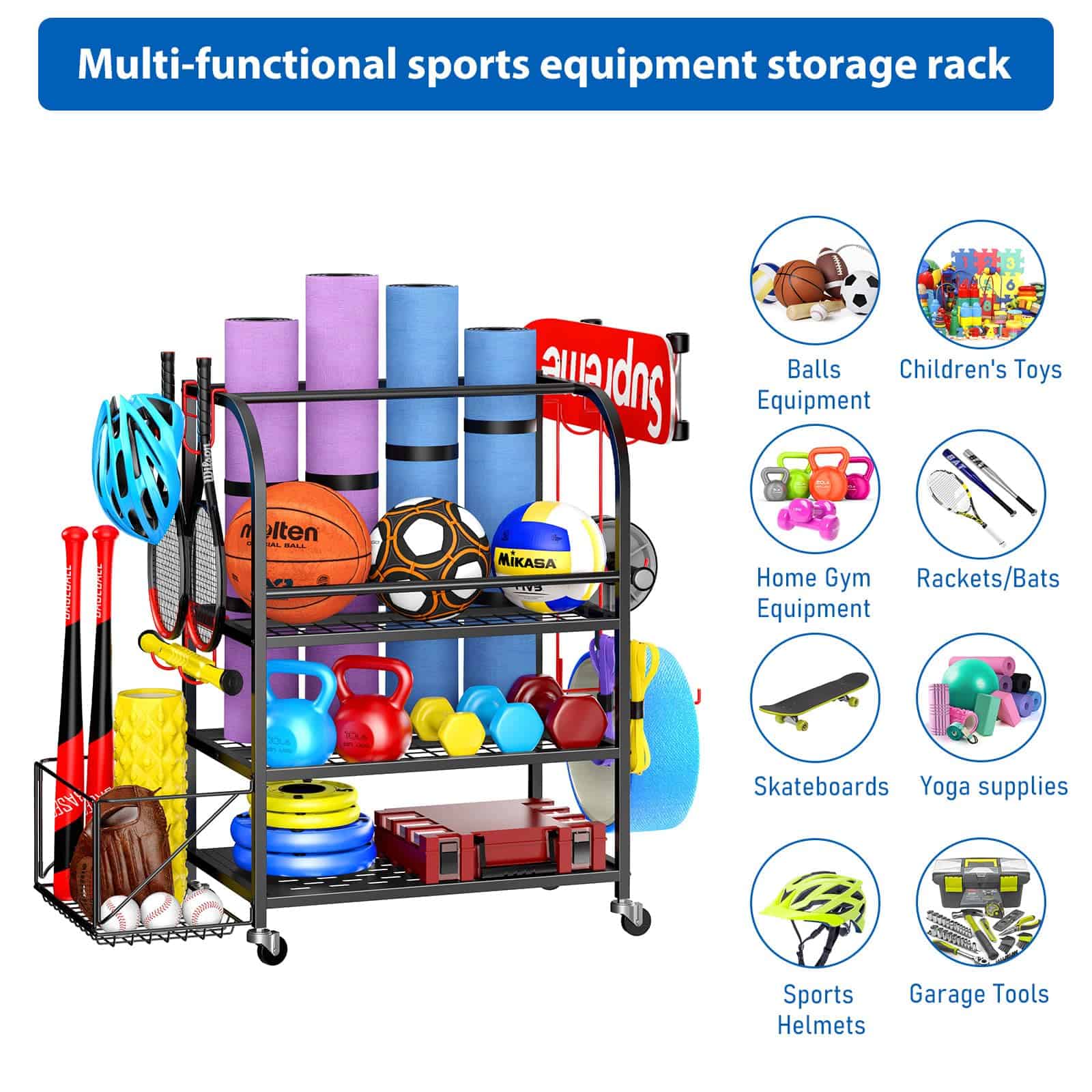 Rack de Pesas, Rack de Peso para Gimnasio en Casa, - Imagen 5