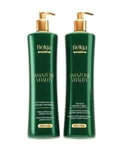 Kit de Tratamiento Alisante de Queratina Amazone Vitality -
