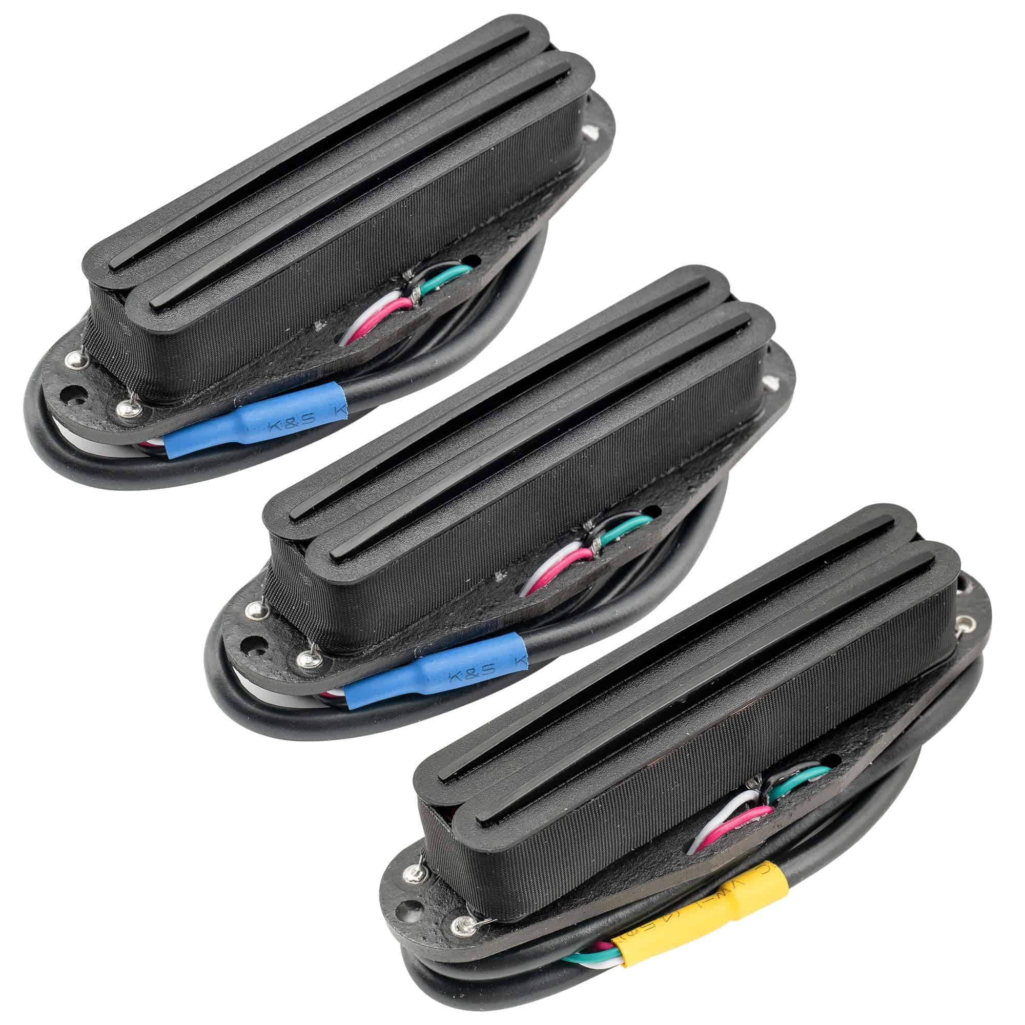 Set de pastillas de cuello medio y puente para guitarra