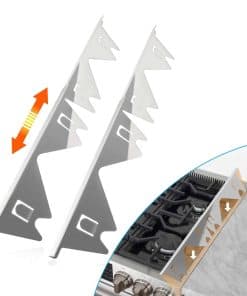 Cubiertas de brecha de acero inoxidable -Plata