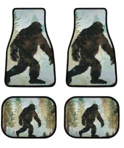 Tapetes de Piso para Automóvil Bigfoot Forest de 4 Piezas
