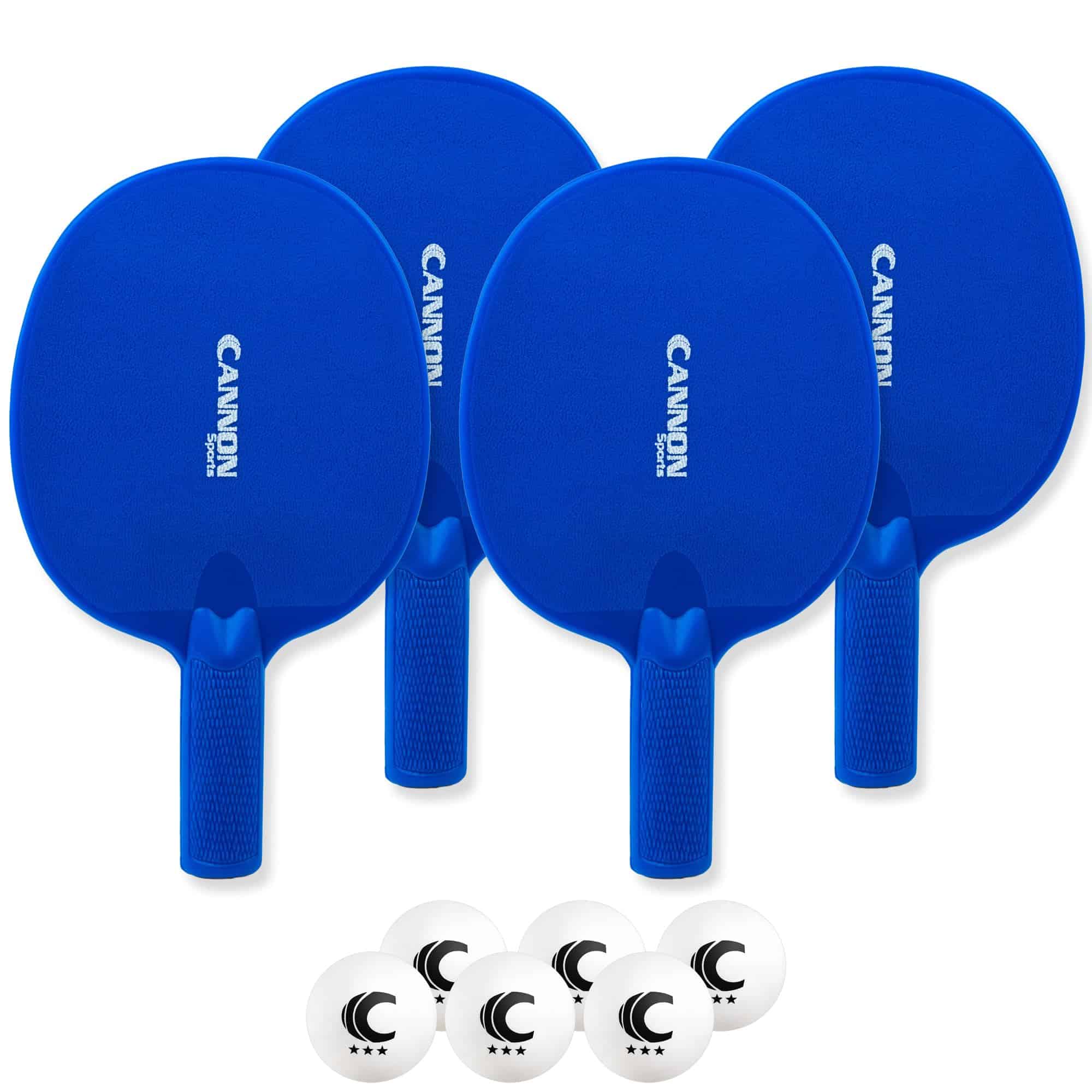 Set de Paletas de Ping Pong Irrompibles - Blancas)