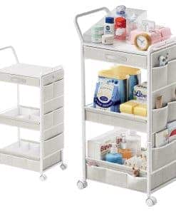 Organizador de Pañales de 3 Niveles BBLIKE - Carrito de