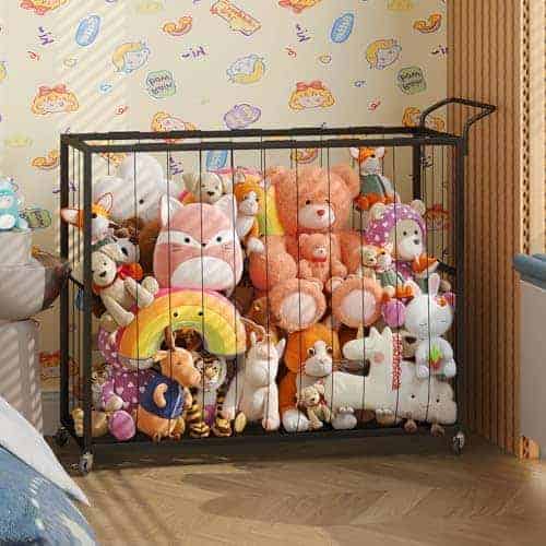 Carrito Giratorio para Almacenamiento de Peluches BBLIKE -