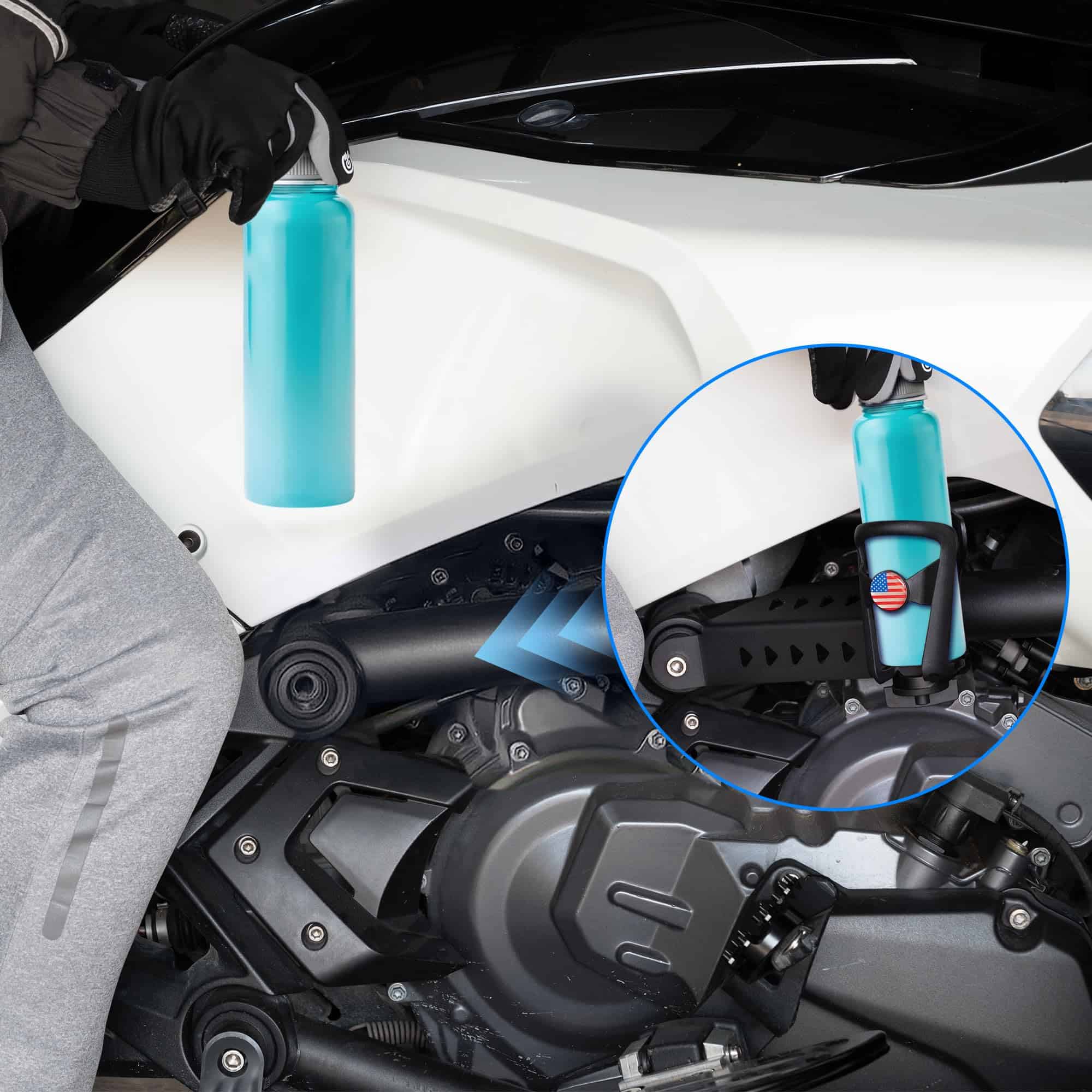 Portavasos para Can-Am Spyder, Juego de 2 unidades, - Imagen 3