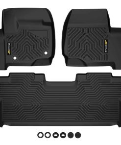 Tapetes de piso de TPE G-PLUS Compatible con Ford F250 F350