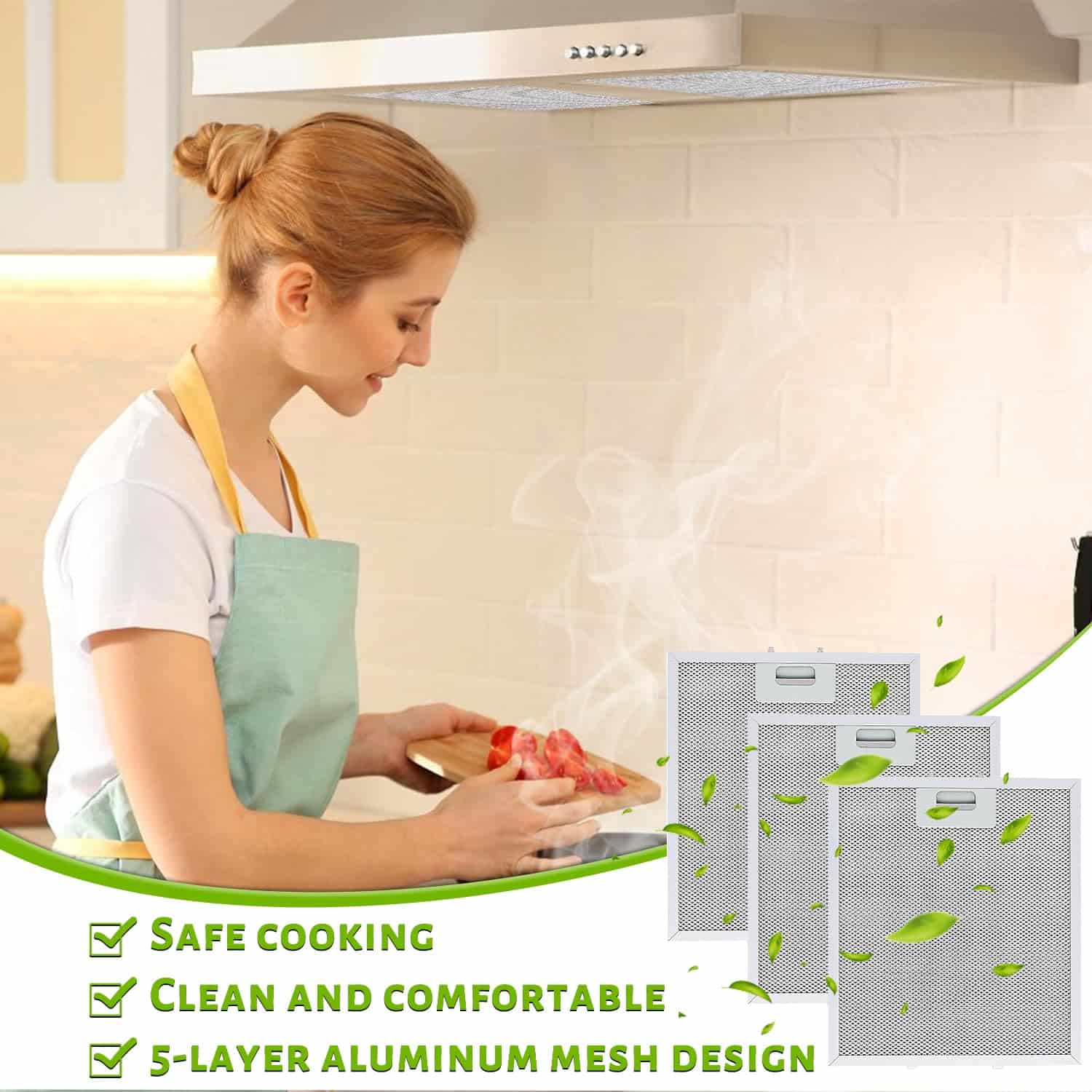 Filtro de campana extractora de repuesto EPLZON W10169961A - Imagen 8