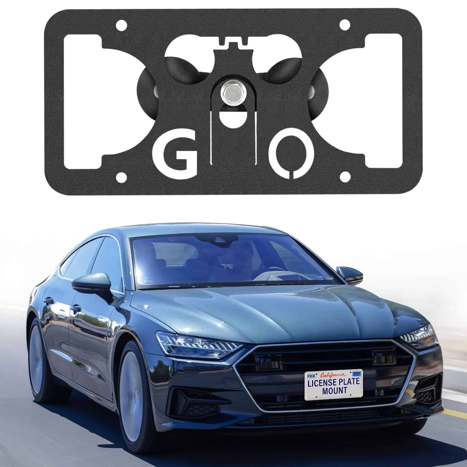 Soporte de montaje de placa de matrícula -delantero