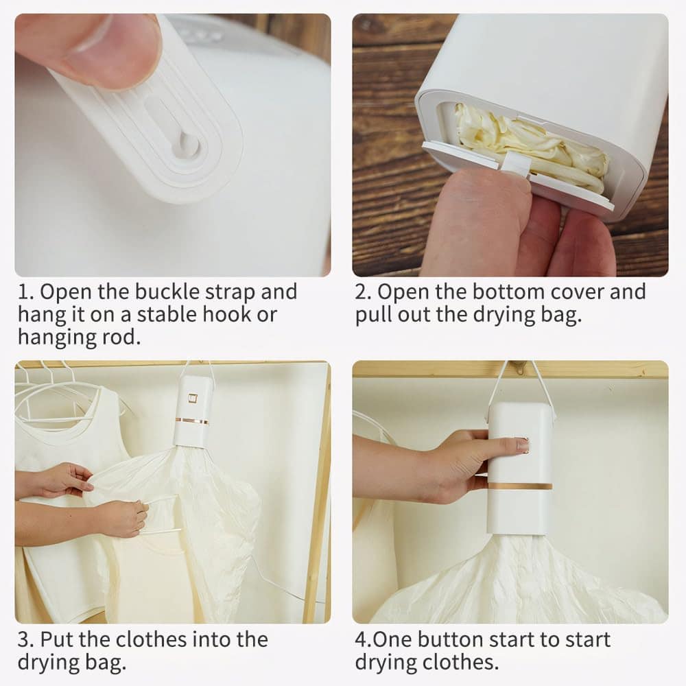 Secadora de Ropa Portátil BAUSATZ - Mini Secadora Express - Imagen 6