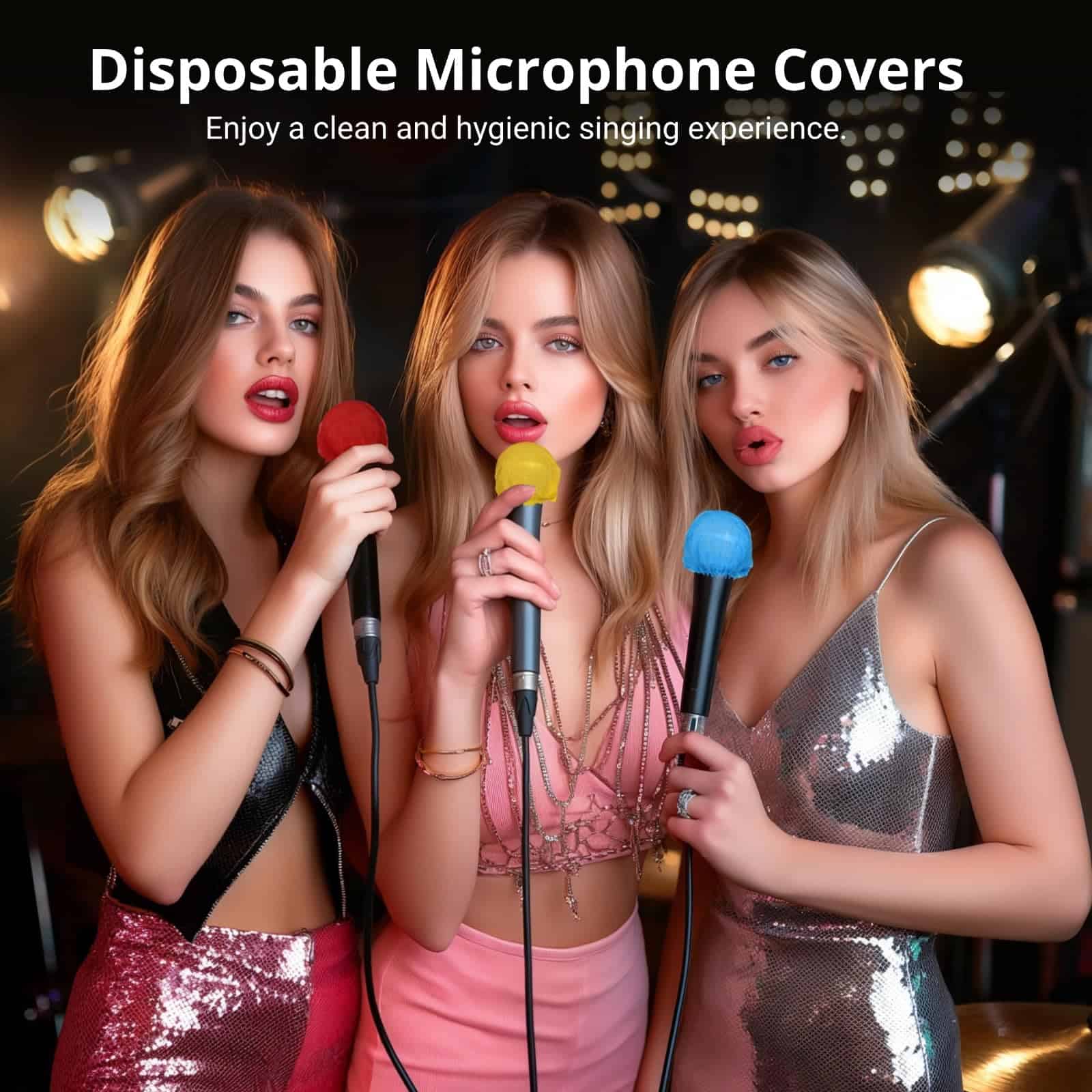800 Pcs Cubiertas Desechables para Micrófono, Paravientos - Imagen 4