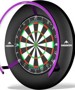 Mission Darts Torus 270 | Sistema de -Púrpura Metálico