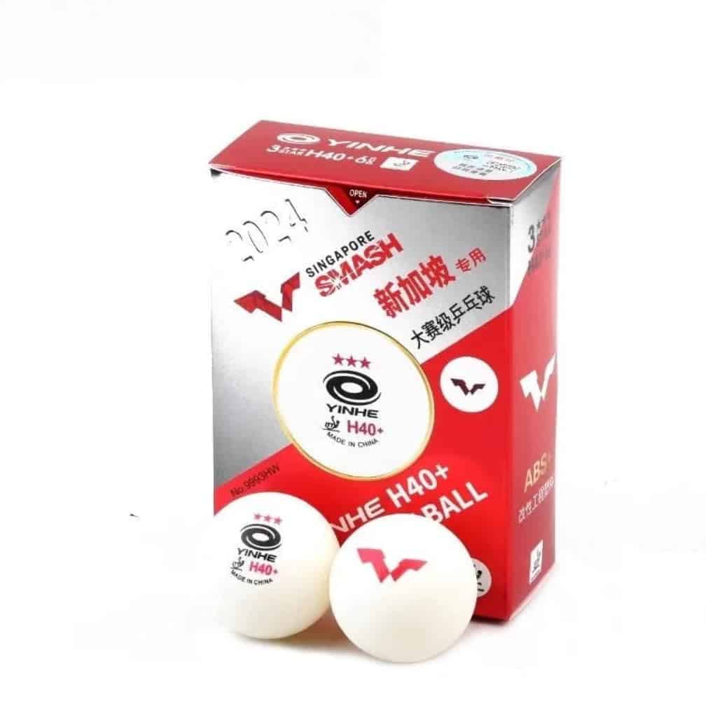 6 pelotas de ping pong Yinhe/Galaxy de nuevo material H40+