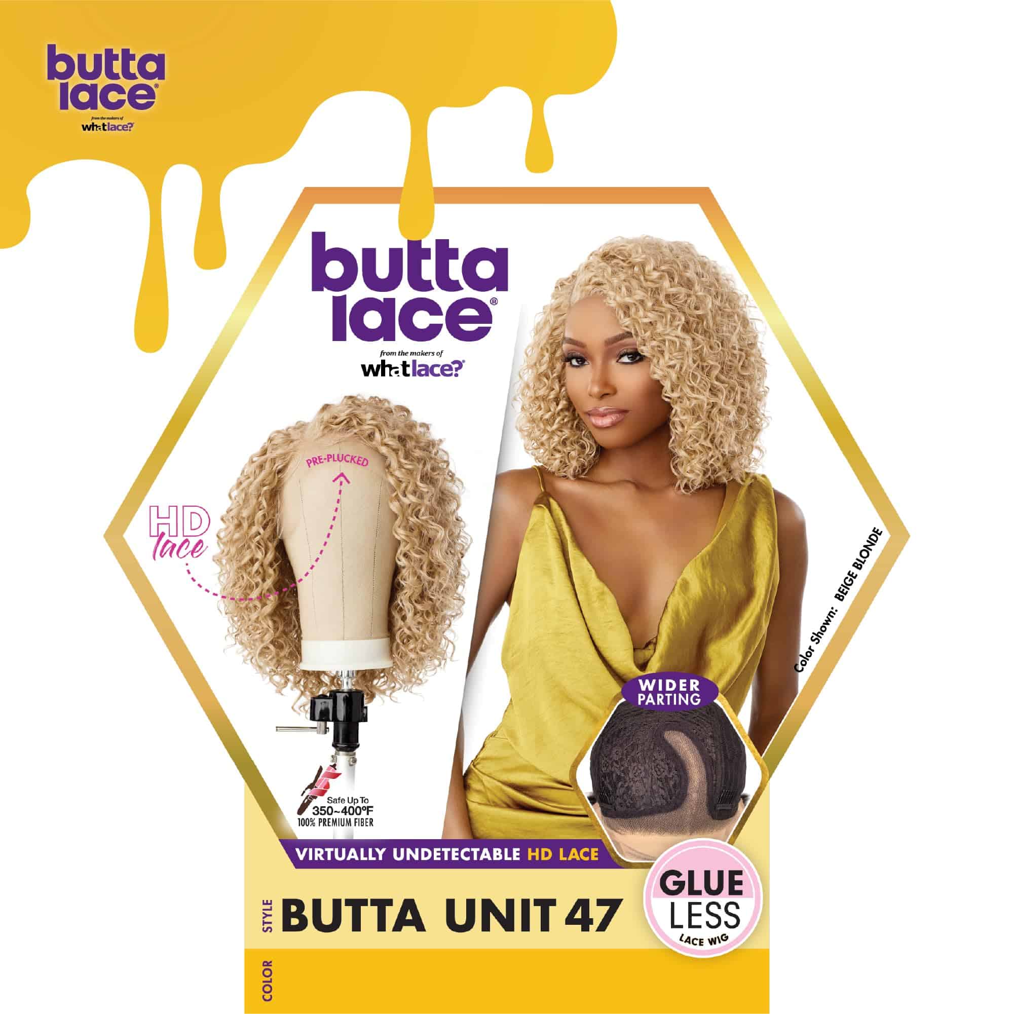 Peluca Sensationnel Butta Lace - Unidad 47 Extra Ancho con - Imagen 7