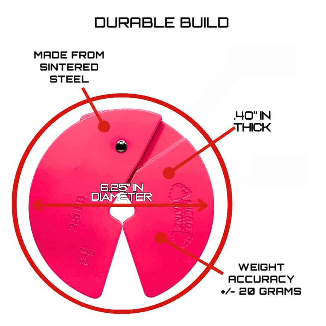 Placas de Peso Fraccional Micro Gainz de 2.5 lb para - Imagen 5