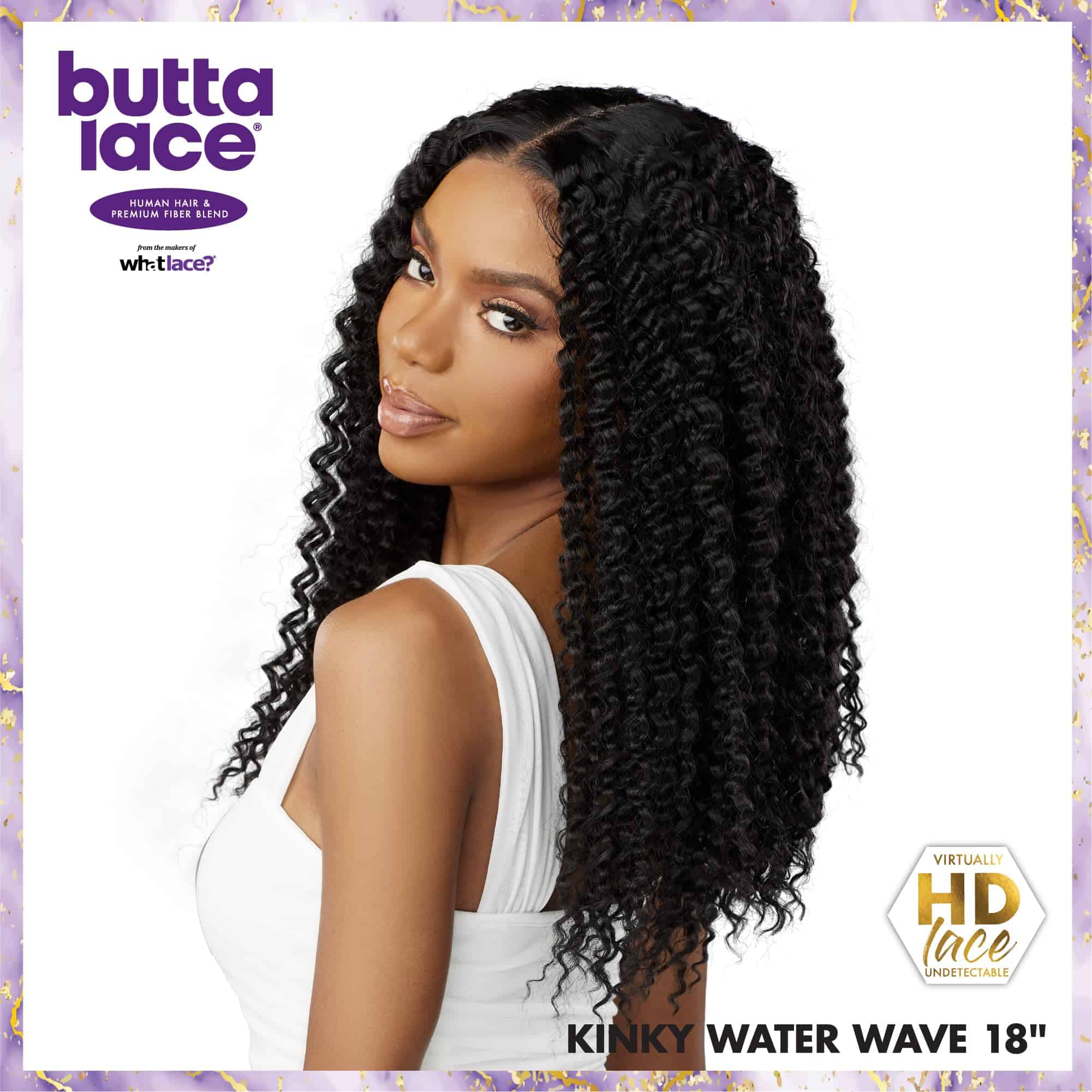 Peluca Sensationnel Butta Lace Hhm - Ondas de Agua Rizadas - Imagen 3