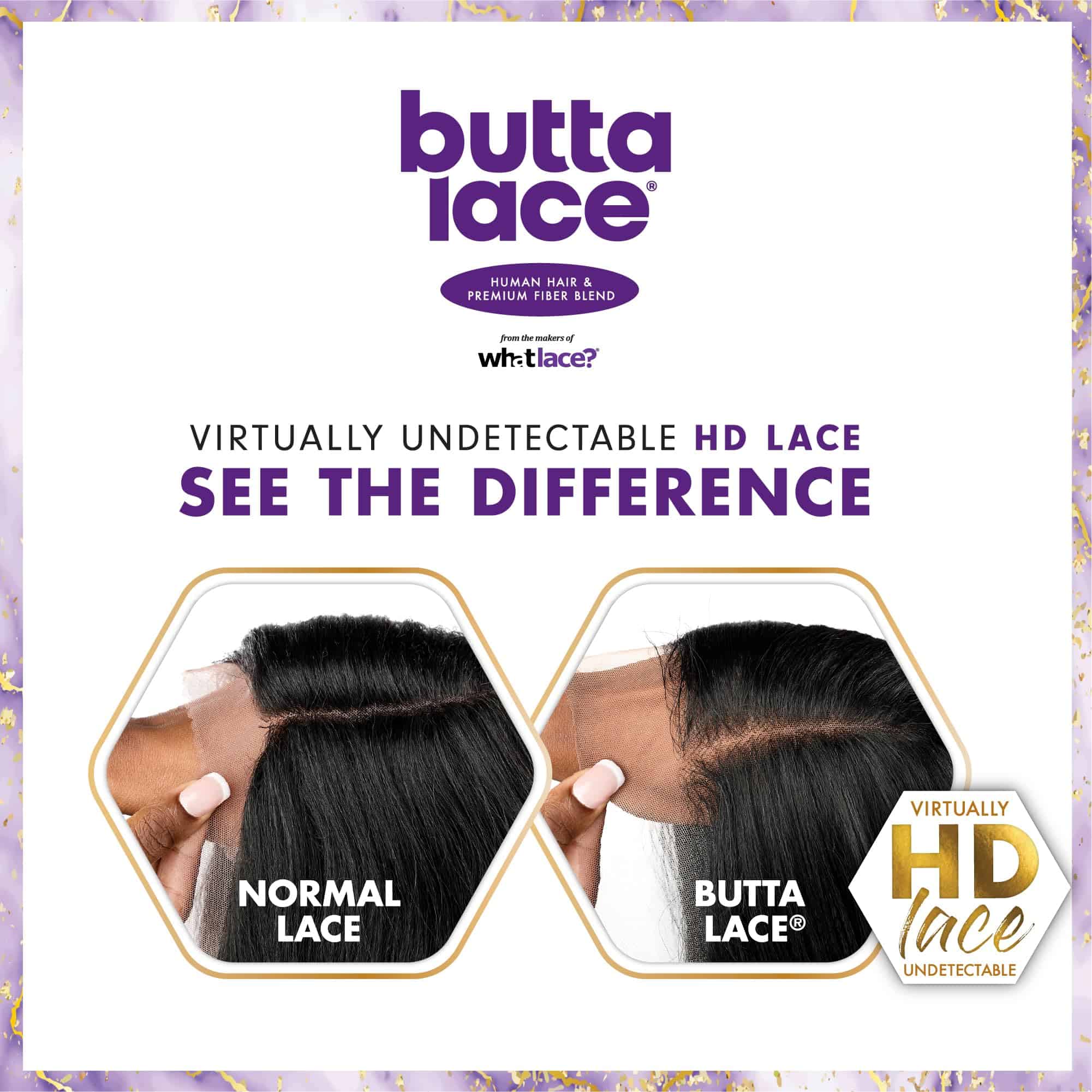 Peluca Sensationnel Butta Lace Hhm - Ondas de Agua Rizadas - Imagen 5