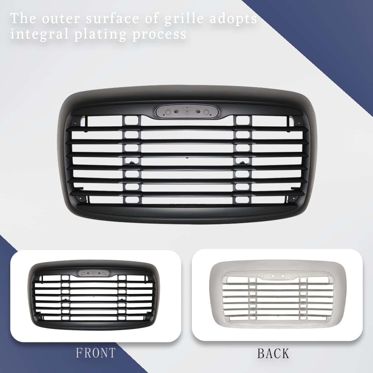 Rejilla de Radiador Delantero Negro de Repuesto Compatible - Imagen 3