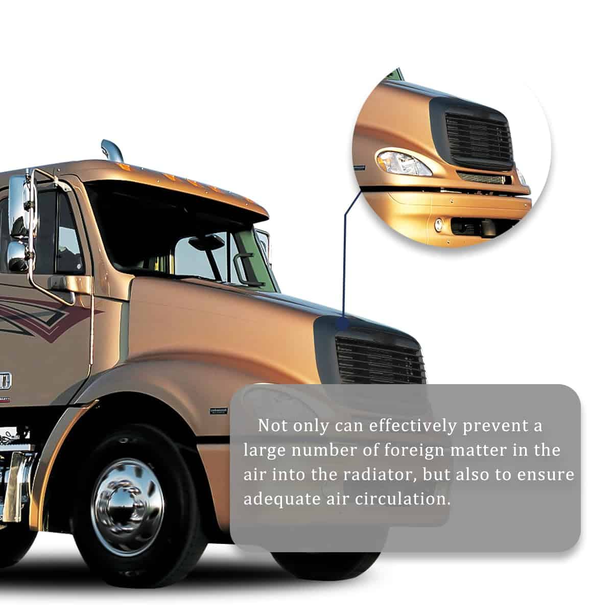 Rejilla de Radiador Delantero Negro de Repuesto Compatible - Imagen 5