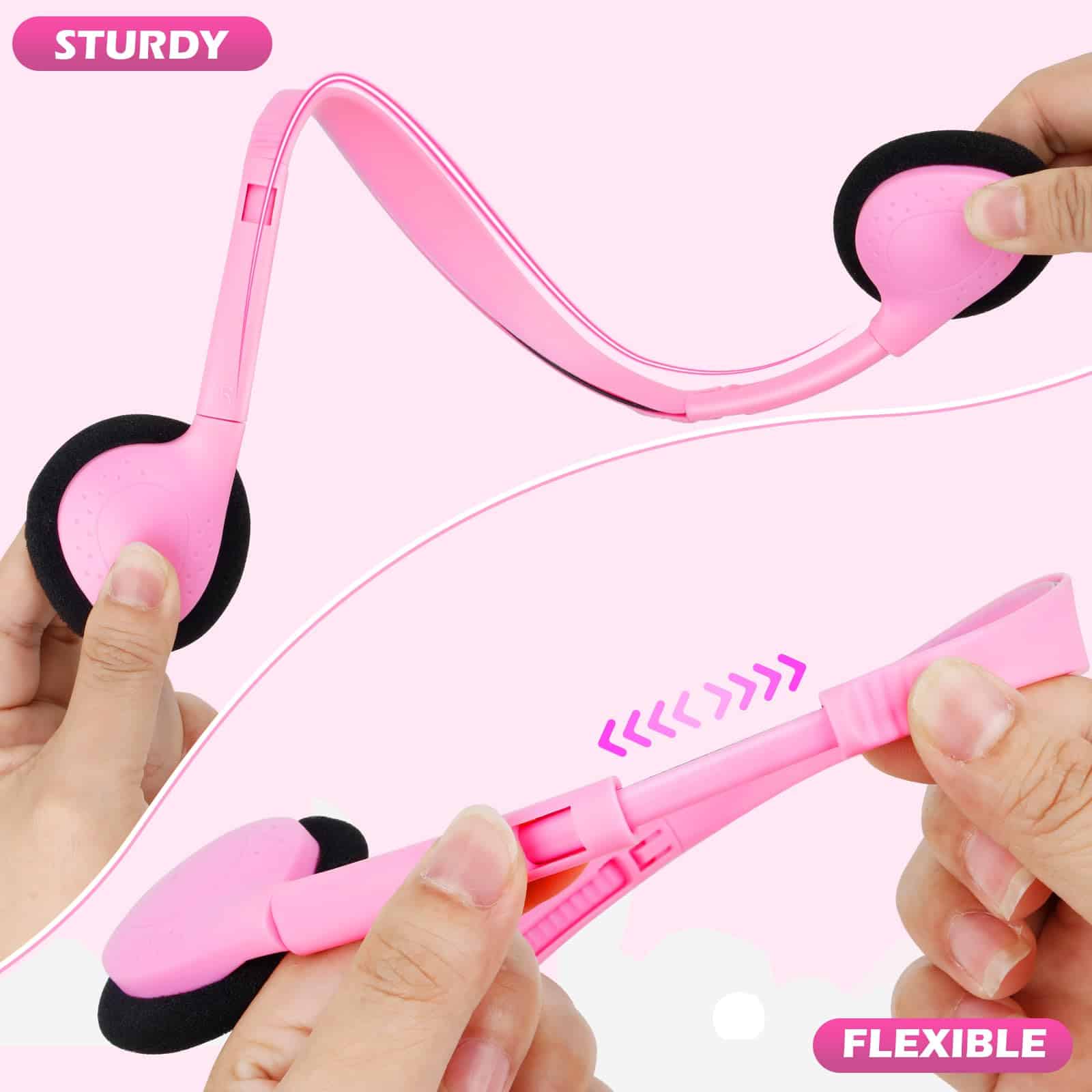 YFSFQS Auriculares de Aula Granel 16 Paquetes para Niños - Imagen 5