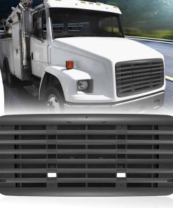 Parrilla delantera de la capota del radiador negra