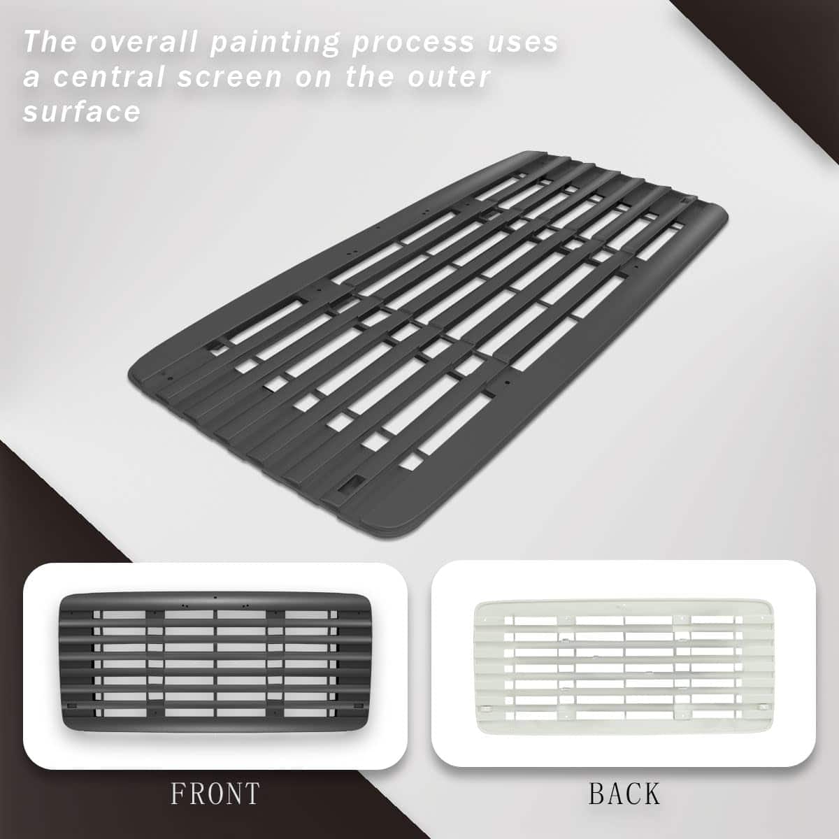 Parrilla Frontal Negra para Radiador Compatible con - Imagen 3