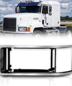 Bisel de Faro Cromado para Camión Mack CH Izquierdo del