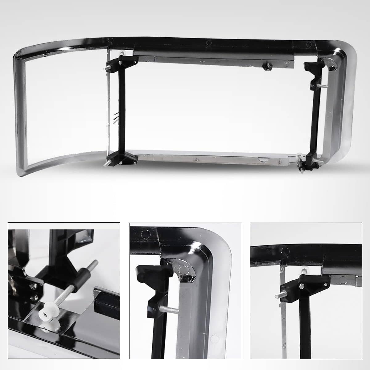 Bisel de Faro Cromado para Camión Mack CH Izquierdo del - Imagen 6