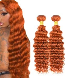 #350 Mechones Ondulados de Cabello Humano Bundles 24 26