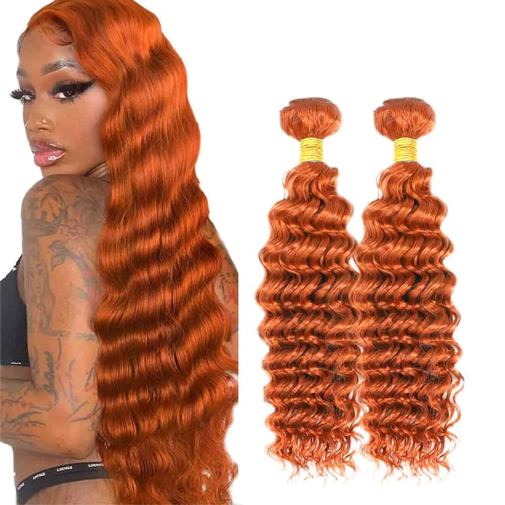 #350 Mechones Ondulados de Cabello Humano Bundles 24 26
