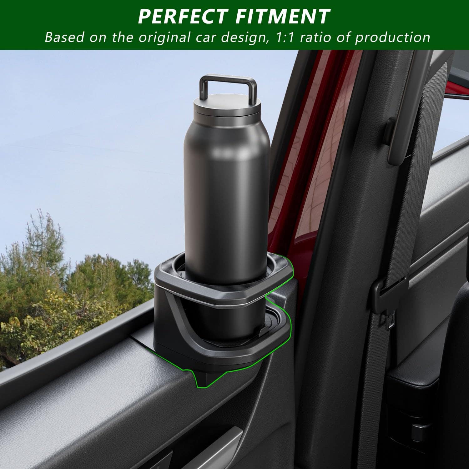 2PCS Soporte para Vasos de Puerta de Coche Compatible con - Imagen 6