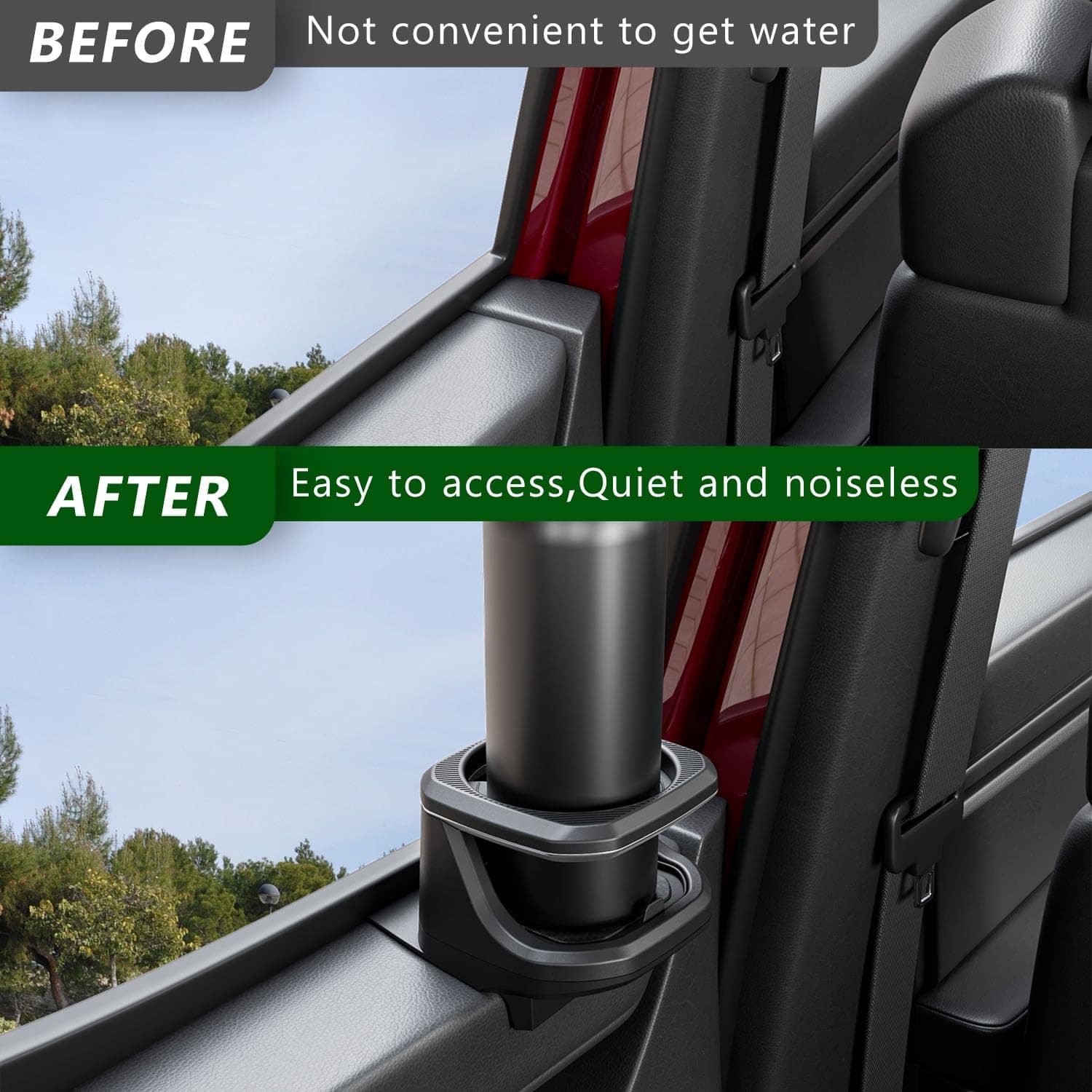 2PCS Soporte para Vasos de Puerta de Coche Compatible con - Imagen 4