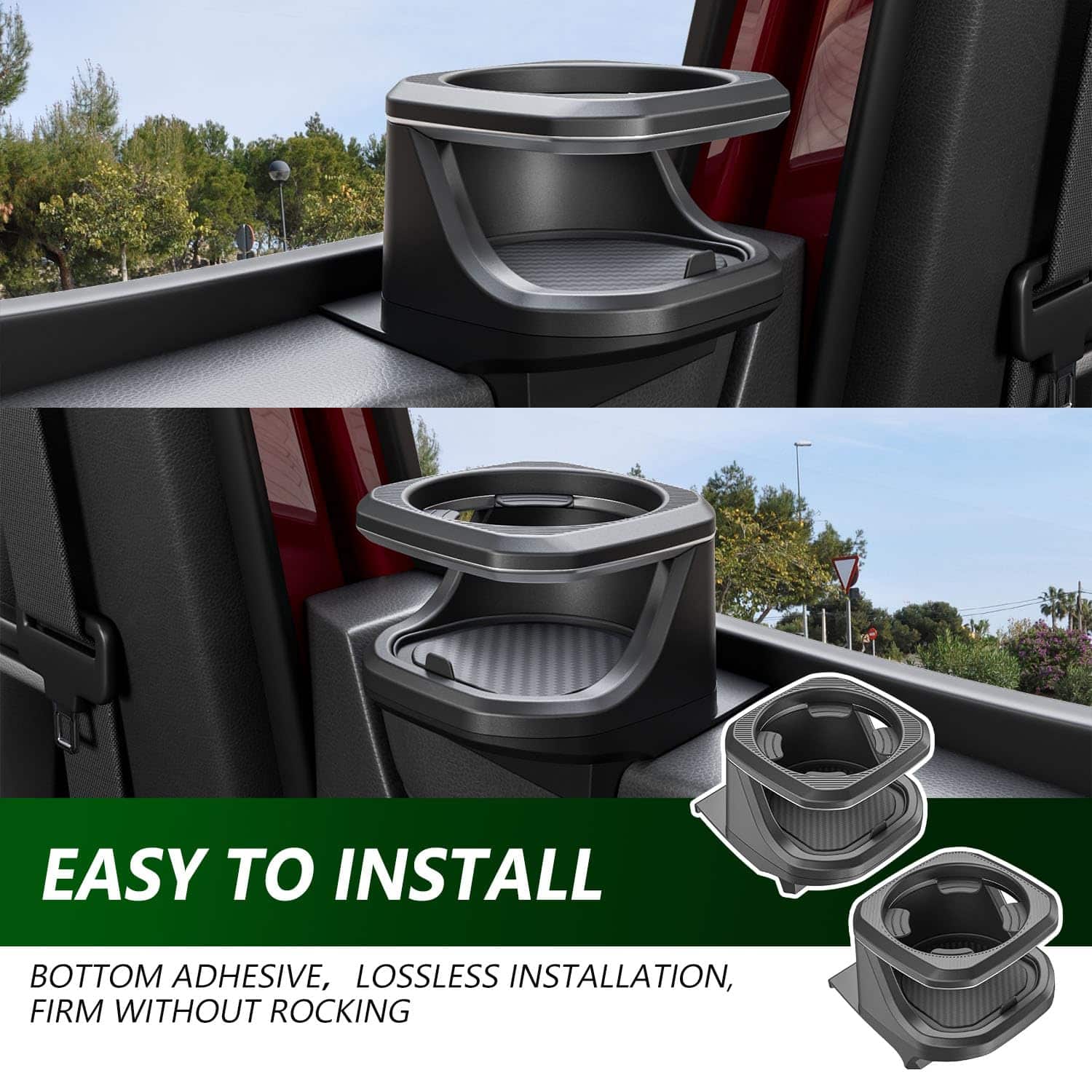 2PCS Soporte para Vasos de Puerta de Coche Compatible con - Imagen 3