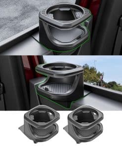 2PCS Soporte para Vasos de Puerta de Coche Compatible con